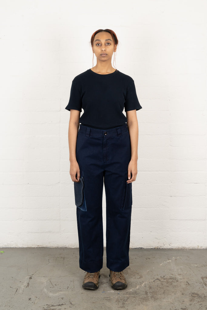 Cargo Trousers - Indigo Hand Me Downs – Olderbrother