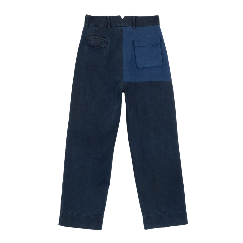 Big Pleat Jeans - Indigo "Hand Me Downs" - Olderbrother