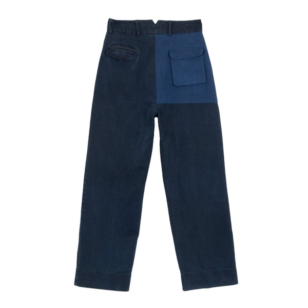 Big Pleat Jeans - Indigo "Hand Me Downs" - Olderbrother