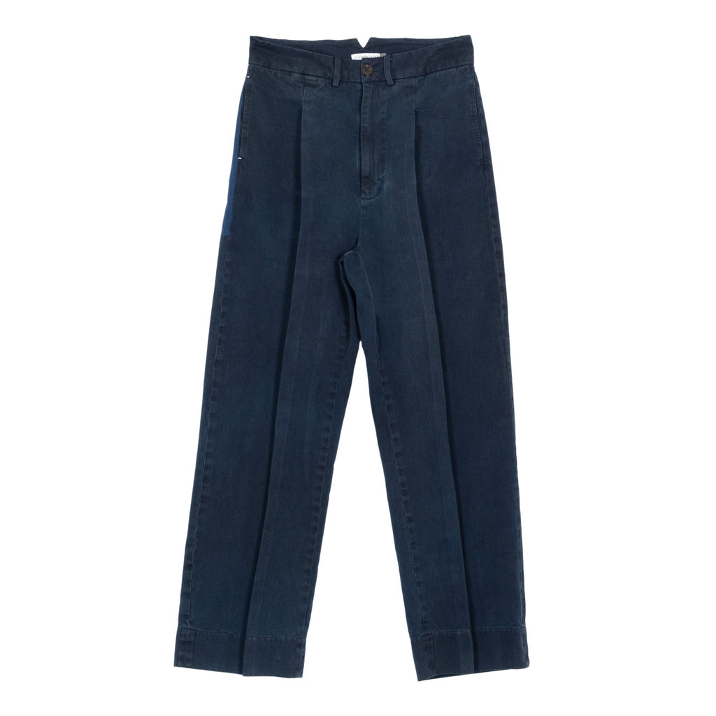 Big Pleat Jeans - Indigo "Hand Me Downs" - Olderbrother