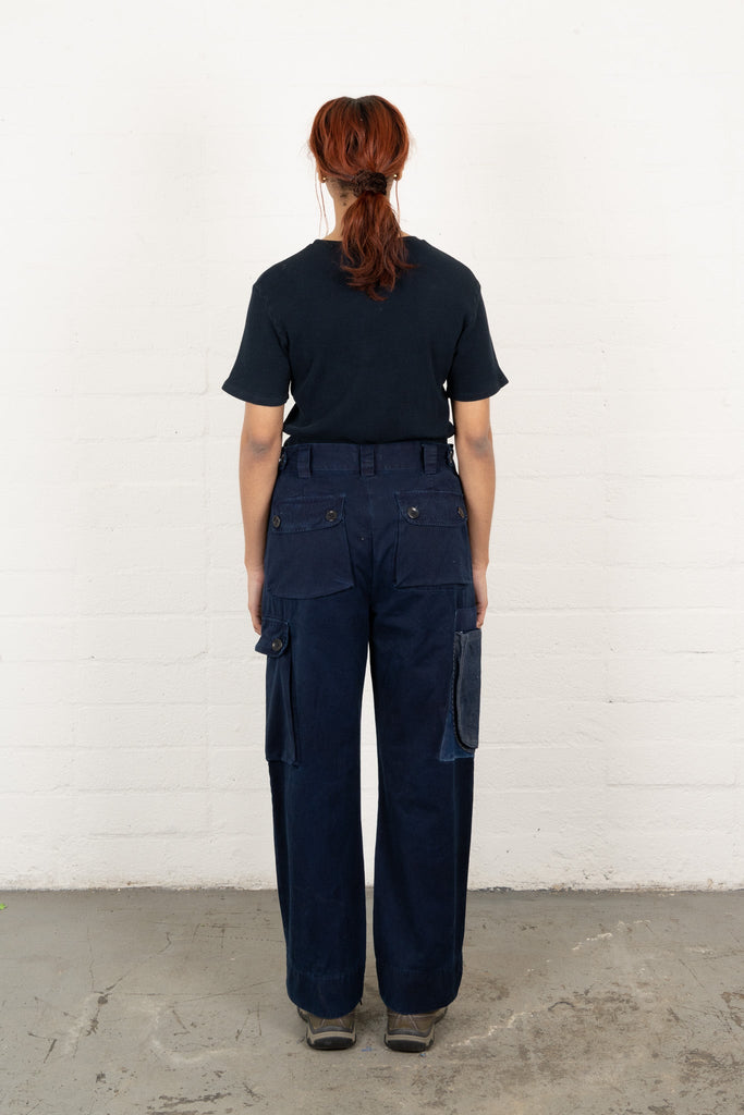 Cargo Trousers - Indigo "Hand Me Downs" - Olderbrother