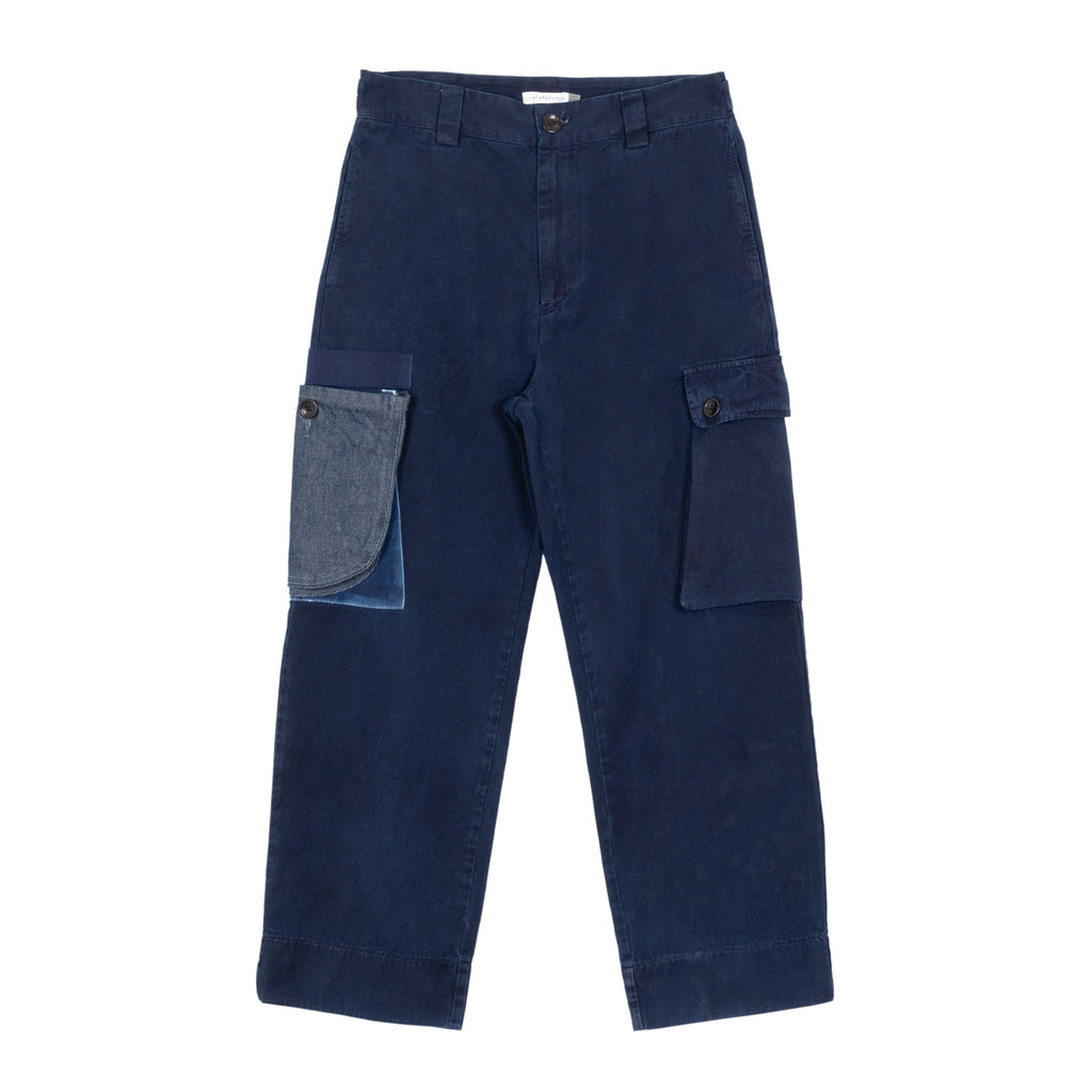 Cargo Trousers - Indigo "Hand Me Downs" - Olderbrother
