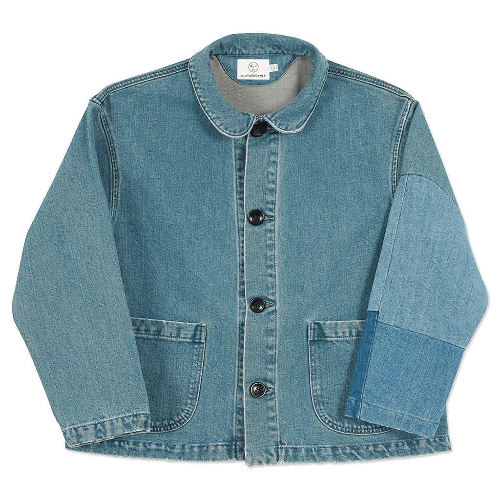 Tile Patch Chore Coat - Denim - Olderbrother