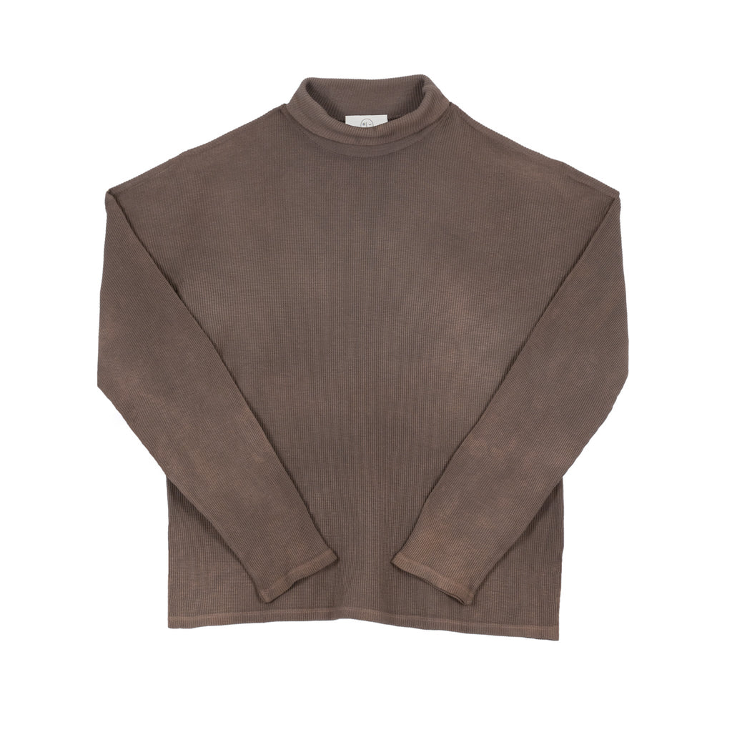 Waffle Turtleneck - Slate Kakishibu - Olderbrother