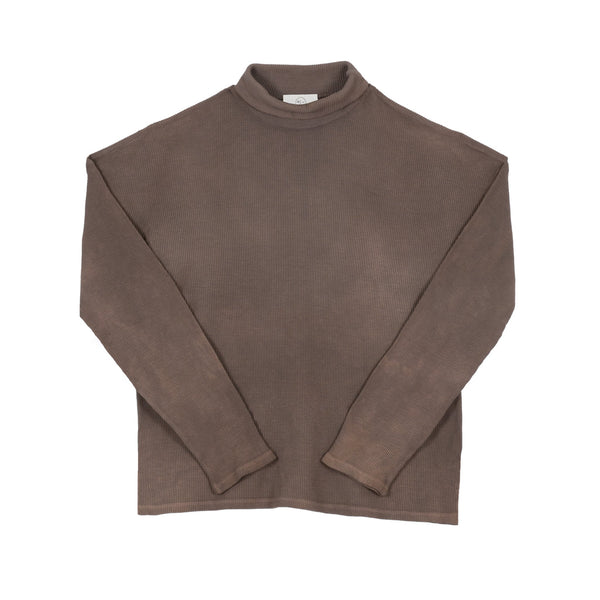 Waffle Turtleneck - Slate Kakishibu - Olderbrother