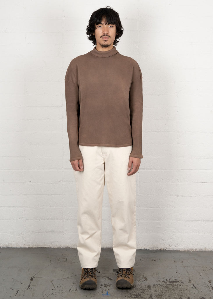 Waffle Turtleneck - Slate Kakishibu - Olderbrother